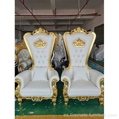 Silla del trono del reina de la reina del evento